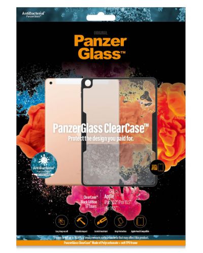Калъф PanzerGlass - ClearCase, iPad 10.2''/Pro/Air 10.5'', черен - 2