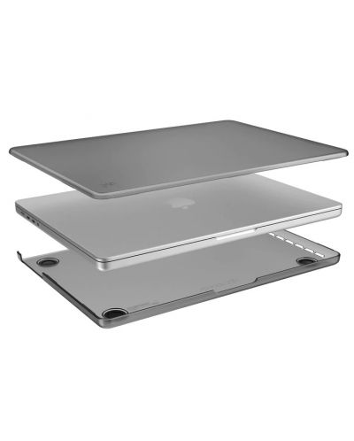 Калъф за лаптоп Speck - Smartshell, за MacBook Pro, 14", сив - 4
