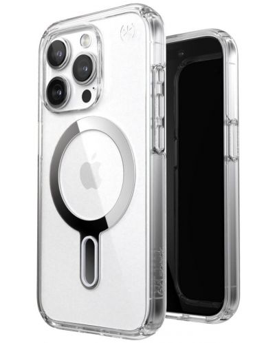Калъф Speck - Presidio, iPhone 15 Pro, MagSafe ClickLock, прозрачен - 4