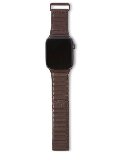 Каишка Decoded - Leather, Apple Watch 42/44/45 mm, Chocolate Brown - 5