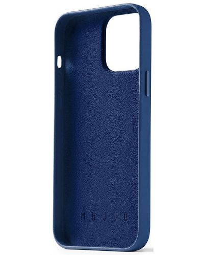 Калъф Mujjo - Full Leather, MagSafe, iPhone 14 Pro Max, Monaco Blue - 2