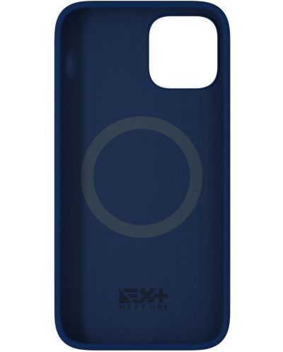 Калъф Next One - Silicon MagSafe, iPhone 12/12 Pro, син - 2