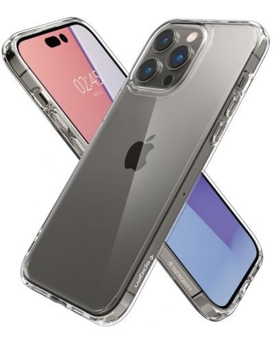Калъф Spigen - Ultra Hybrid, iPhone 14 Pro Max, Crystal Clear - 4