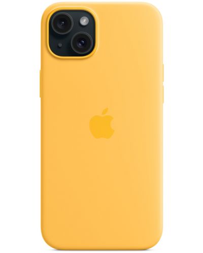 Калъф Apple - Silicone MagSafe, iPhone 15 Plus, Sunshine - 2