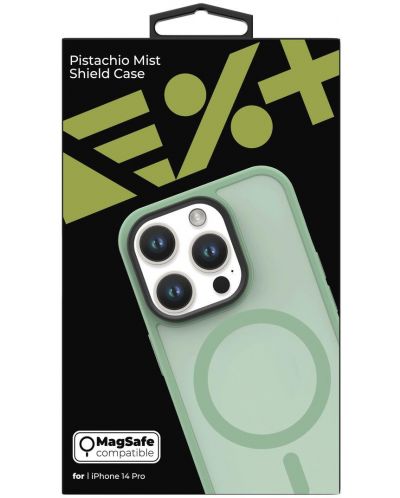 Калъф Next One - Pistachio Mist Shield MagSafe, iPhone 14 Pro, зелен - 8