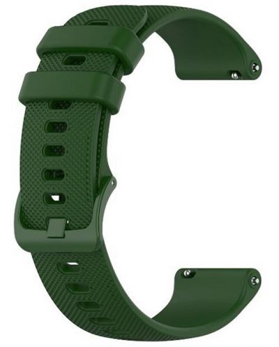 Каишка Techsuit - W006, Galaxy Watch/Huawei Watch, 20 mm, зелена - 1