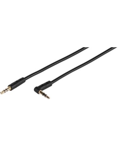 Аудио кабел Vivanco - 45514, жак 3.5 mm/жак 3.5 mm, 0.5 m, черен - 1