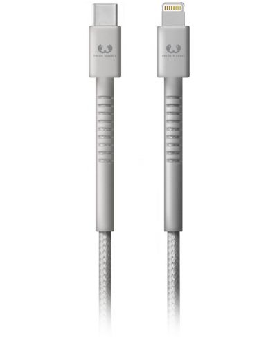 Кабел Fresh N Rebel - USB-C/Lightning, 3 m, светлосив - 1
