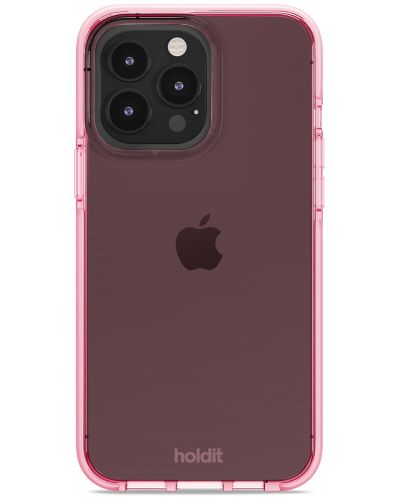 Калъф Holdit - SeeThru, iPhone 14 Pro Max, розов - 4