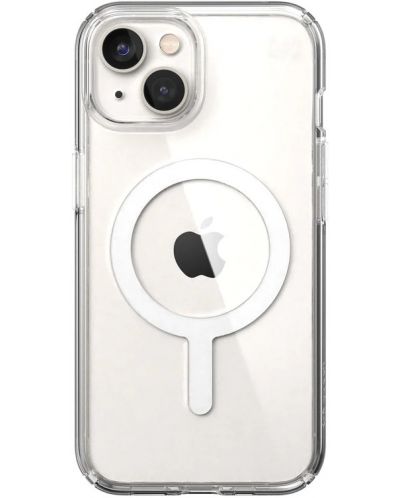 Калъф Speck - Presidio Perfect Clear MagSafe, iPhone 14, прозрачен - 1