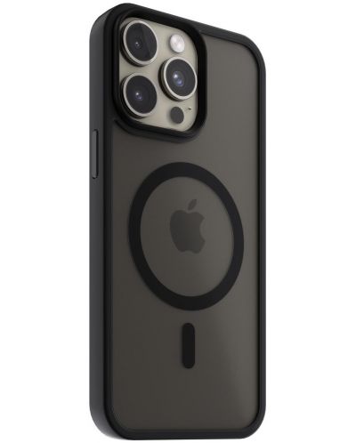 Калъф Next One - Black Mist Shield MagSafe, iPhone 15 Pro, черен - 3