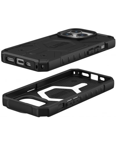 Калъф UAG - Pathfinder MagSafe, iPhone 15 Pro, черен - 7