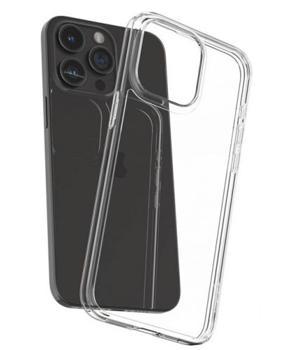 Калъф Spigen - Air Skin Hybrid, iPhone 15 Pro, Crystal Clear - 3
