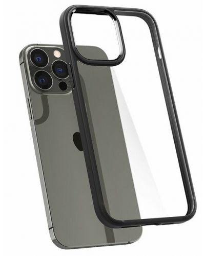 Калъф Spigen - Ultra Hybrid, iPhone 13 Pro Мах, черен - 2