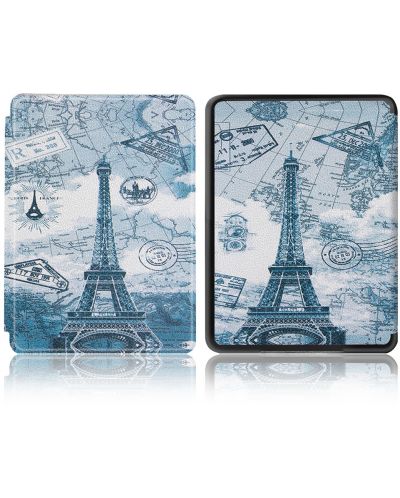 Калъф Garv - Slim, за Kindle 2022, Eiffel Tower - 5