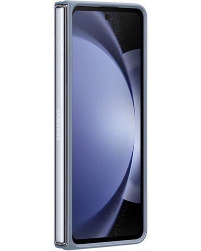Калъф Samsung - Leather, Galaxy Z Fold5, Icy Blue - 3