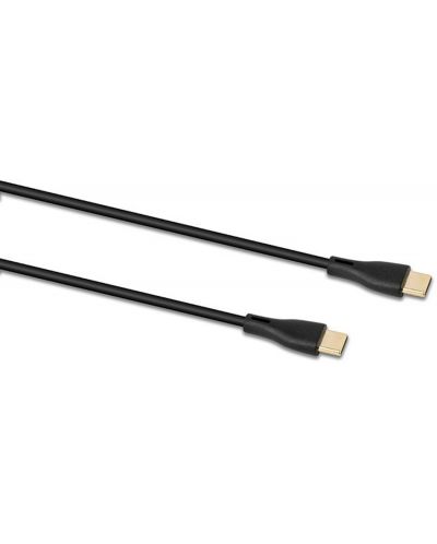  Кабел QED - Connect QE8227, USB-C/USB-C, 0.75m, черен - 2