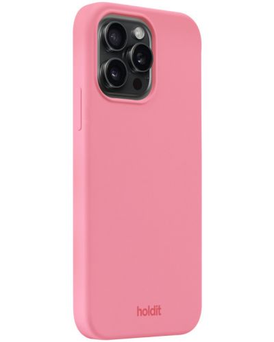 Калъф Holdit - Silicone, iPhone 15 Pro Max, Rouge Pink - 3