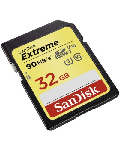 Карта памет SanDisk - Extreme, 32GB, SDHC, Class10 - 2