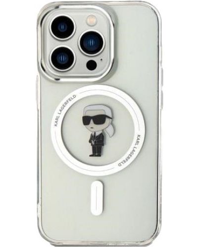 Калъф Karl Lagerfeld - IML Ikonik, iPhone 15 Pro, прозрачен - 1