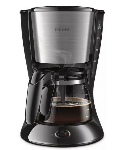 Кафемашина за шварц кафе Philips - HD7462/20, 1.2 l, черна - 2