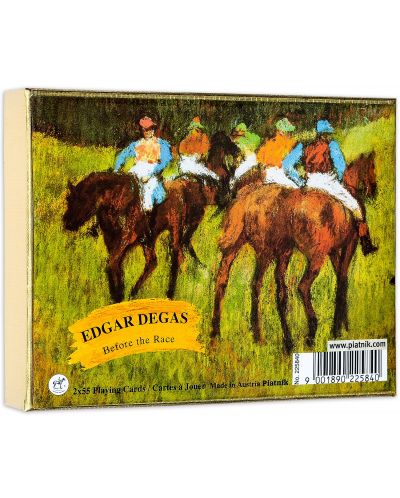 Карти за игра Piatnik - Degas - Before the Race (2 тестета) - 1