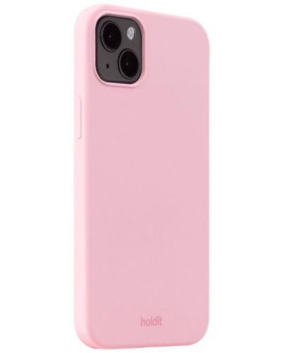 Калъф Holdit - Silicone, iPhone 15 Plus, розов - 2
