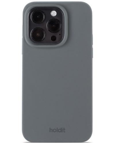 Калъф Holdit - Silicone, iPhone 13 Pro Max, Space Gray - 1
