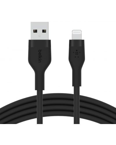 Кабел Belkin - Boost Charge, USB-A/Lightning, 1 m, черен - 4