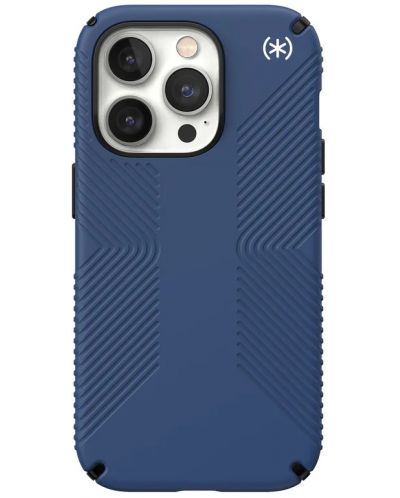 Калъф Speck - Presidio 2 Grip MagSafe, iPhone 14 Pro, син - 1