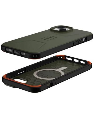 Калъф UAG - Civilian MagSafe, iPhone 14 Plus, Olive - 2