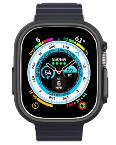 Рамка Spigen - Thin Fit, Apple Watch Ultra, 49mm, черен - 1