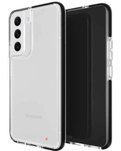Калъф Gear4 - Santa Cruz, Galaxy S22, прозрачен/черен - 3