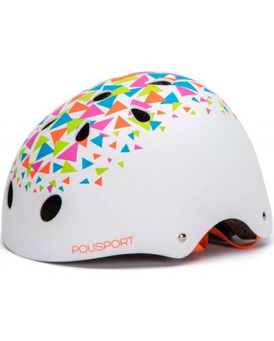 Каска Polisport - Urban Radical, 53-55 cm, бяла - 2