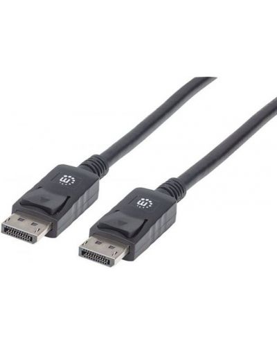 Кабел Manhattan - DisplayPort/DisplayPort, 2m, черен - 2