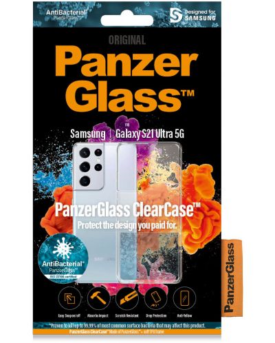 Калъф PanzerGlass - ClearCase, Galaxy S21 Ultra, прозрачен - 4