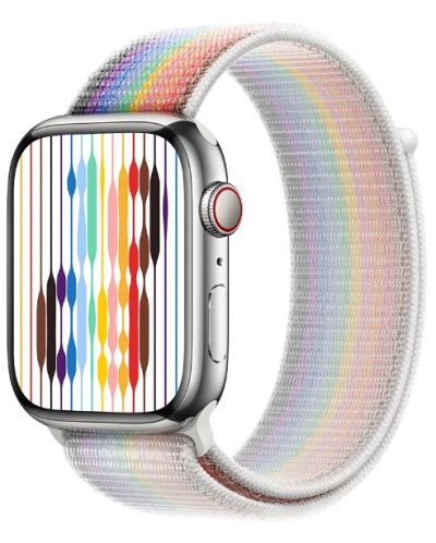 Каишка Apple - Pride Edition Sport Loop, Apple Watch, 45 mm, многоцветна - 1