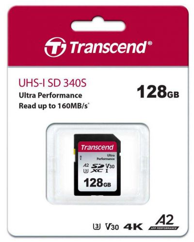 Карта памет Transcend - Ultra Performance, 128GB, 300S UHS-I SDXC UHS-I U3 V30 - 2