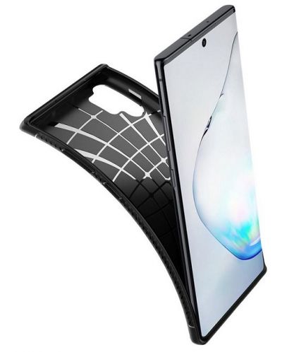 Калъф Spigen - Rugged Armor, Galaxy Note10 Plus, черен - 3