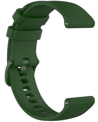 Каишка Techsuit - W006, Galaxy Watch/Huawei Watch, 20 mm, зелена - 2