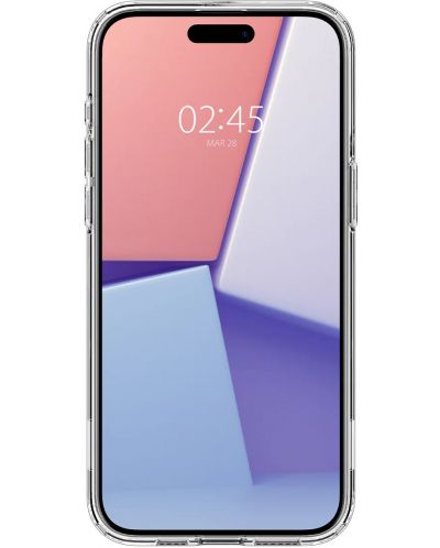 Калъф Spigen - Ultra Hybrid S, iPhone 15 Pro, Crystal Clear - 2