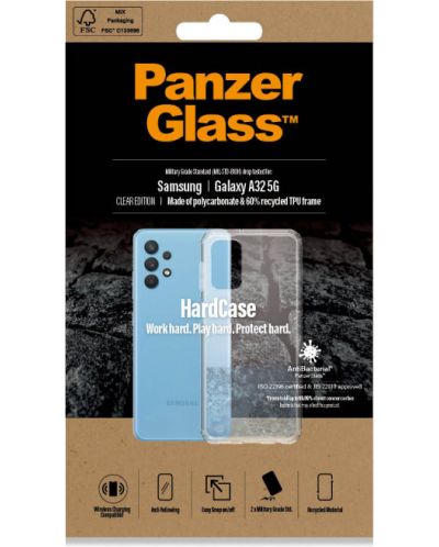 Калъф PanzerGlass - HardCase, Galaxy A32 5G, прозрачен - 8