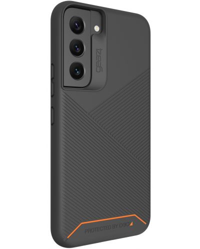 Калъф Gear4 - Denali, Galaxy S22, черен/оранжев - 3