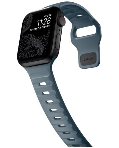 Каишка Nomad - Sport M/L, Apple Watch 1-8/Ultra/SE, синя - 4