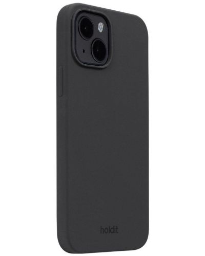 Калъф Holdit - Silicone, iPhone 14, черен - 2