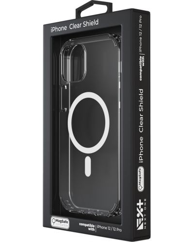 Калъф Next One - Clear Shield MagSafe, iPhone 12/12 Pro, прозрачен - 5