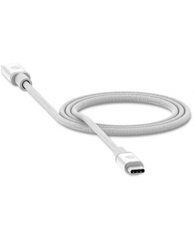 Кабел mophie - 409903203, USB-C/USB-C, 1.5 m, бял - 2
