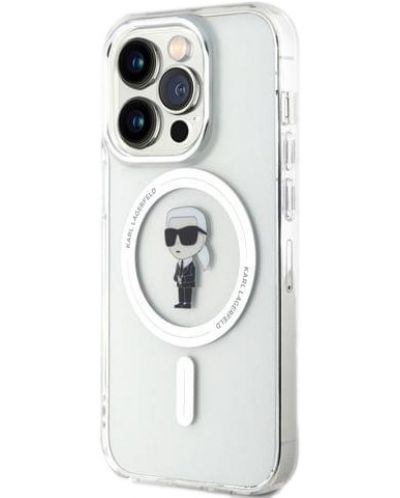 Калъф Karl Lagerfeld - IML Ikonik, iPhone 15 Pro, прозрачен - 3