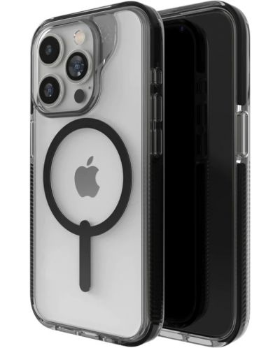 Калъф Zagg -  Santa Cruz Snap, iPhone 15 Pro Max, прозрачен/черен - 1