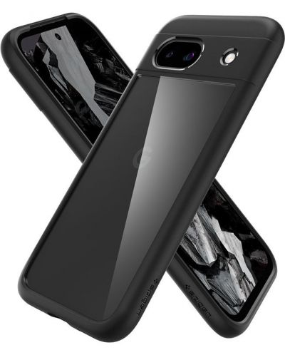 Калъф Spigen - Ultra Hybrid, Google Pixel 8a, черен - 3